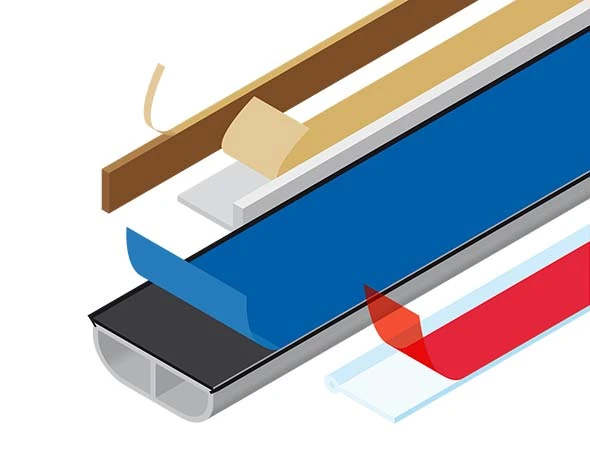 Klebebänder für Profile