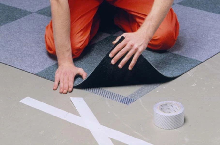 Temporäres Teppichklebeband